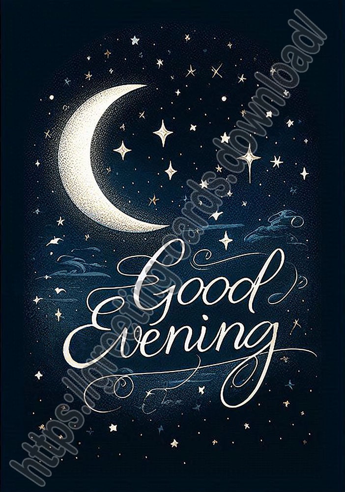 Good Evening Ecards | Greeting Cards Download Free - Greecado