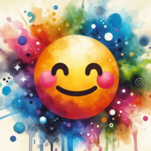 Have a nice day card with smiley.