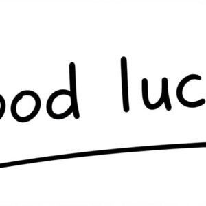 Good luck! Minimalistic ecard.