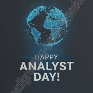 Happy Analyst Day! greeting card.