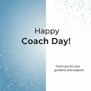 Happy Coach Day! greeting card.