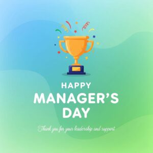 Happy Manager's Day! greeting card.