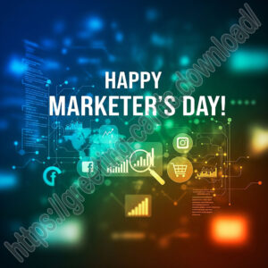 Happy Marketer's Day! greeting Ecard.