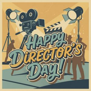 Happy Director's Day! Retro/vintage greeting card.
