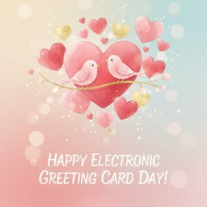 Happy Electronic Greeting Card Day.