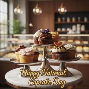 Happy National Cupcake Day greeting card