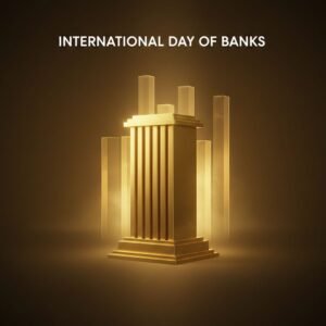 International Day of Banks greeting card.