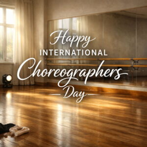 Happy International Choreographers Day greeting card