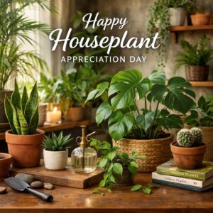 Happy Houseplant Appreciation Day greeting card