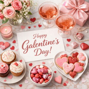 Happy Galentine’s Day greeting card