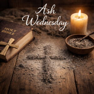 Ash Wednesday greeting card