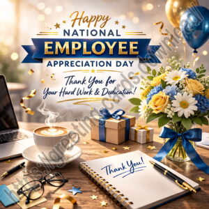 Happy National Employee Appreciation Day greeting card