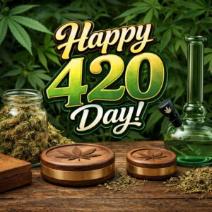 Happy 420 Day greeting card