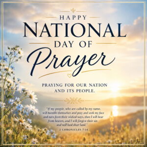 Happy National Day of Prayer greeting card