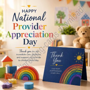 Happy National Provider Appreciation Day greeting card