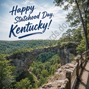 Happy Statehood Day, Kentucky! greeting card