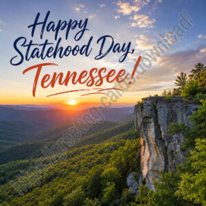 Happy Statehood Day, Tennessee! greeting card