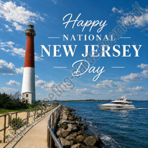 Happy National New Jersey Day greeting card