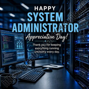 Happy System Administrator Appreciation Day greeting card