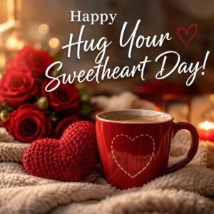 Happy Hug Your Sweetheart Day greeting card