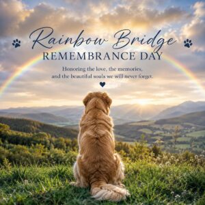 Rainbow Bridge Remembrance Day Ecard