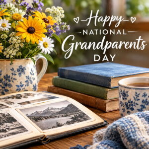 Happy National Grandparents Day greeting card